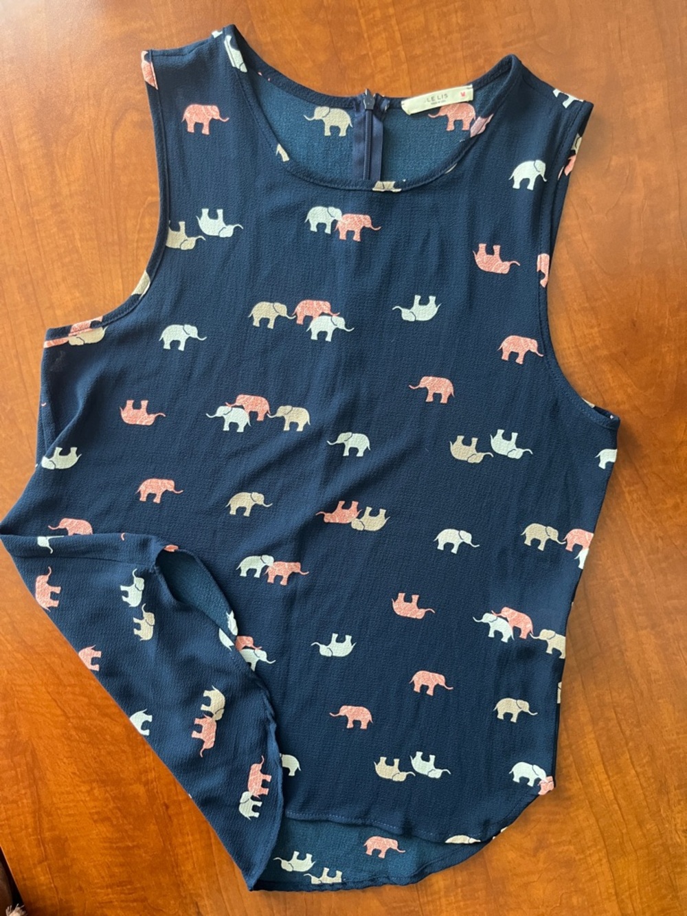 Pink Elephants 🐘 Print Sleeveless Cami